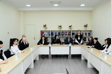 An event was held at Naftalan representation of Youth Development and Career Center