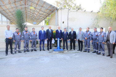 Water supply in Gasimbayli village of the city reconstructed