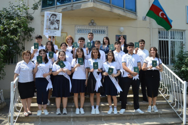The last bell rang in schools in Naftalan city