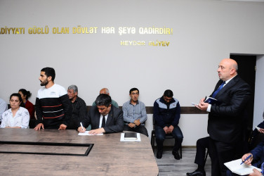 Növbəti səyyar qəbul keçirilib