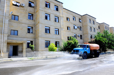 A citywide Subbotnik was held in Naftalan