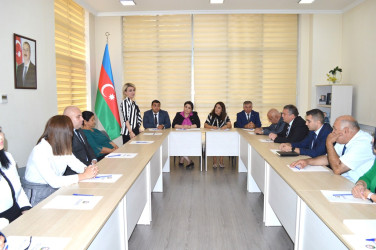 A round table on "Heydar Aliyev and the Azerbaijani language" was organized