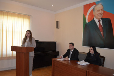 “Erkən nikah və onun fəsadları” mövzusunda tədbir keçirilib