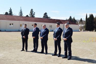 In Naftalan, young athletes were presented with sportswear and balls