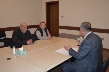 The next reception of citizens was held