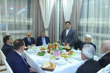 Iftar table was laid in Naftalan