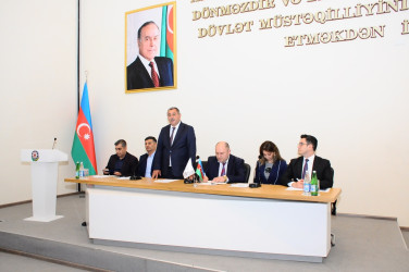 Şəhər ictimaiyyəti ilə görüş keçirilib