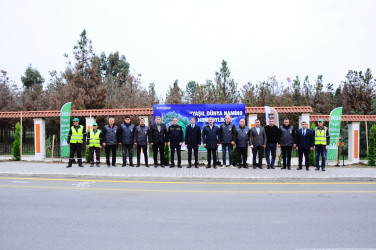 A tree planting action was held in Naftalan