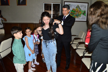 School supplies were given to the children of martyrs and veterans