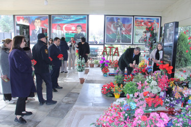 Şəhid Bəxtiyar Aslanovun xatirəsi anılıb