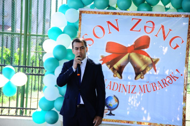 Naftalan şəhərinin məktəblərində son zəng çalınıb