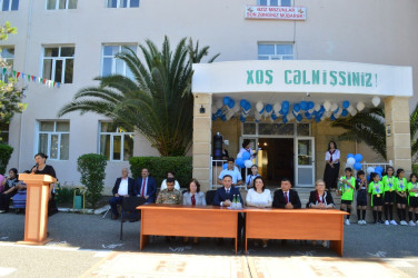 Naftalan şəhərinin məktəblərində son zəng çalınıb
