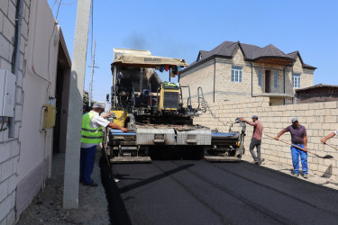 Şəhərin yol infrastrukturu yenilənir