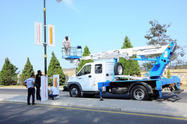 A citywide Subbotnik was held in Naftalan