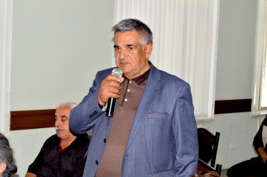 Naftalan Şəhər İcra Hakimiyyətinin başçısı kənd sakinləri ilə görüşüb