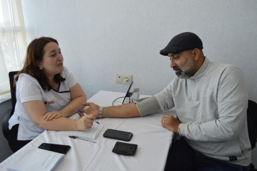 A blood donation campaign was held