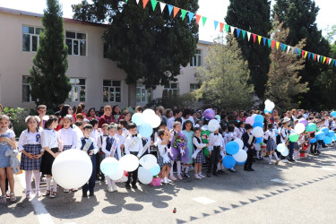 Naftalan məktəblərində  "Son zəng"  çalınıb