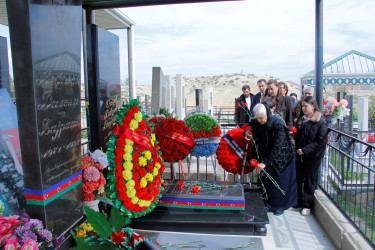 Şəhid Vaqif Bayramovun xatirəsi anılıb