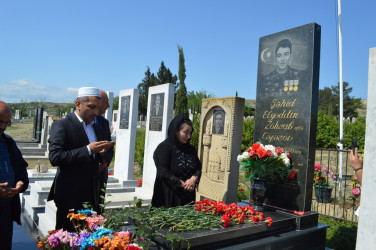 Şəhid Elyəddin Cəfərovun xatirəsi ehtiramla anılıb