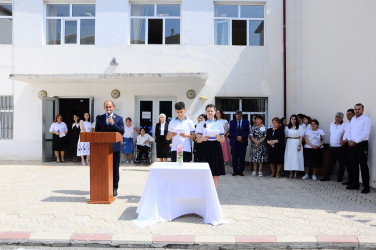 The last bell rang in schools in Naftalan city