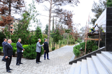 В Мемориальном комплексе и вокруг могил Шехидов проведены ремонтно-восстановительные и очистительные работы