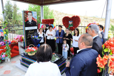 Şəhid Fərid Adıgözəlovun xatirəsi ehtiramla anılıb