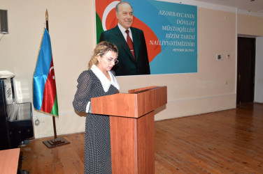 An event on the theme "Heydar Aliyev is the founder of the state women's policy in Azerbaijan" was held