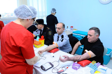 Joining the blood donation campaign in Naftalan has become a tradition