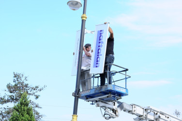A citywide Subbotnik was held in Naftalan