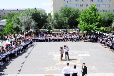 Naftalan məktəblərində "Son zəng" çalınıb