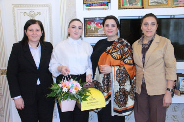 Şəhid ailələri 8 Mart münasibətilə ziyarət olunub