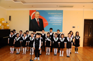 1 iyun - Uşaqların Beynəlxalq Müdafiəsi Günü münasibəti ilə tədbir keçirilib