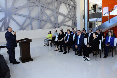 Meeting with tourists held in Naftalan