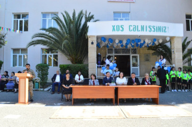 Naftalan şəhərinin məktəblərində son zəng çalınıb