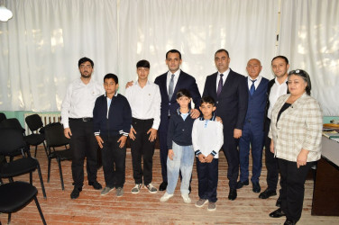 Məmmədiyə Məmmədov Regional Mədəniyyət İdarəsinin rəisi ilə görüşüb