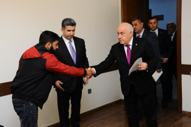 Vətən Müharibəsi qazisi ilə görüş keçirilib