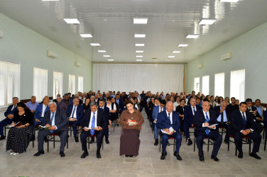 Naftalan Şəhər İcra Hakimiyyətinin başçısı kənd sakinləri ilə görüşüb