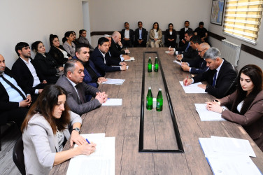 Report meeting of "ADİİXİHİ" Naftalan City Committee held