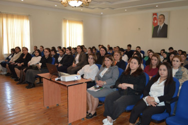 “Erkən nikah və onun fəsadları” mövzusunda tədbir keçirilib