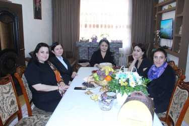 Families of martyrs visited on the occasion of March 8