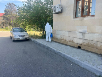 Binalarda profilaktik dezinfeksiya tədbirləri aparılıb