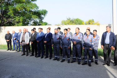 Water supply in Gasimbayli village of the city reconstructed