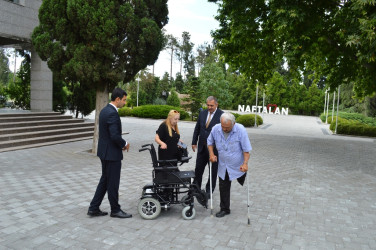 Qarabağ müharibəsi əlilinə növbəti sosial dəstək göstərilib