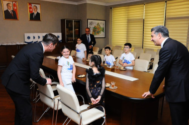 A meeting was held with the children of martyrs and veterans