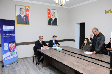 Növbəti səyyar qəbul keçirilib