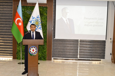 “Ulu Öndərin ömür yolu vətənə və xalqa xidmət nümunəsidir” mövzusunda tədbir keçirilib
