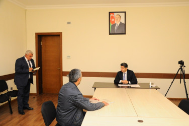 Citizen reception was held in Naftalan City Executive Authority