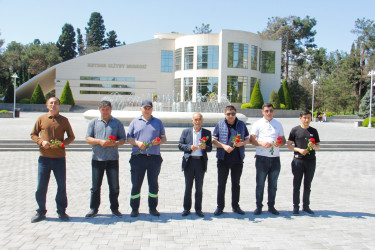 Naftalanda Ulu Öndərin xatirəsi ehtiramla anılır