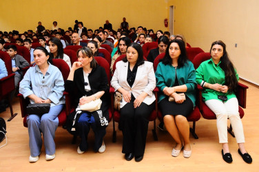 “Narkomaniya və erkən nikahın fəsadları” mövzusunda tədbir