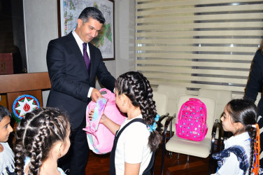 School supplies were given to the children of martyrs and veterans